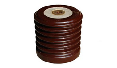 Indoor rubber mounted post insulator